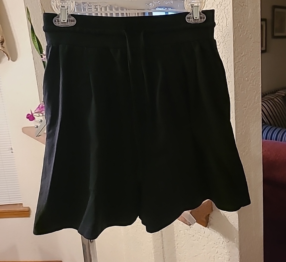 Chic High Waist Black Women's Shorts